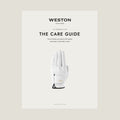 The Weston Golfers glove care guide, cover